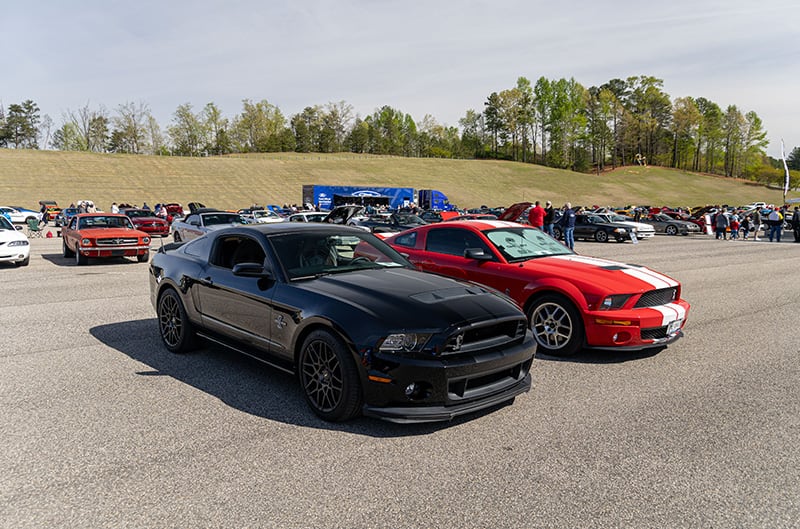 Mustangs at Mustang 60th Celebration